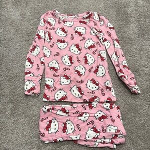Posh Peanut Hello Kitty Candy Cane Pajamas